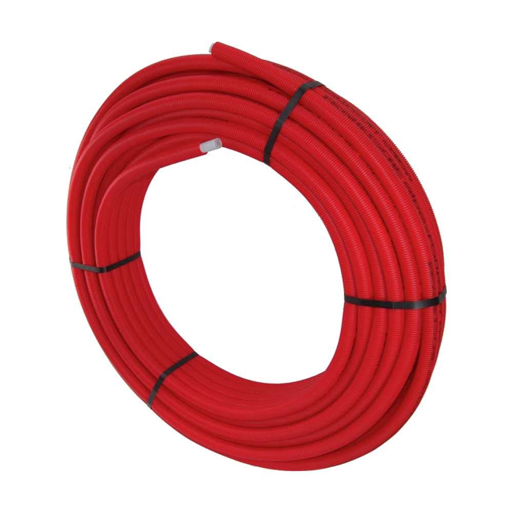 Alpex F 50 - Tubo compuesto multicapa (50 m, con tubo protector rojo, 20 x 2 mm)