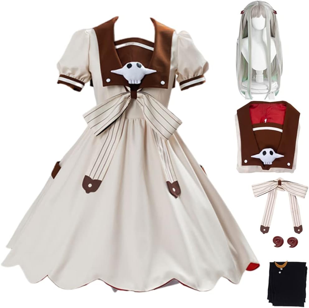 Buyoem Hanako Kun Cosplay Costume With Hat Yashiro Cosplay Costume Dress Halloween Cosplay With Wig