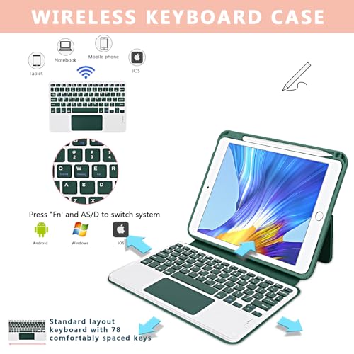 Miieadoo Ipad 10Th Generation Keyboard Case With Trackpad- Shockproof Cover thumb #4