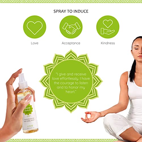 Aromafume Heart Chakra Natural Mist 100ml/3.3 fl oz | Anahata | Aromatherapy Spray for Chakra Balance | Rose & Bergamot Extracts | Essential Oil Spray for Meditation, Yoga, Reiki - Image 6