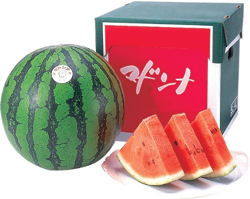 北海道富良野産極甘マドンナスイカ 特大1玉箱 Amazon.co.jp: 北のマドンナすいか (秀品 大玉 3L 8kg) 北海道富良野