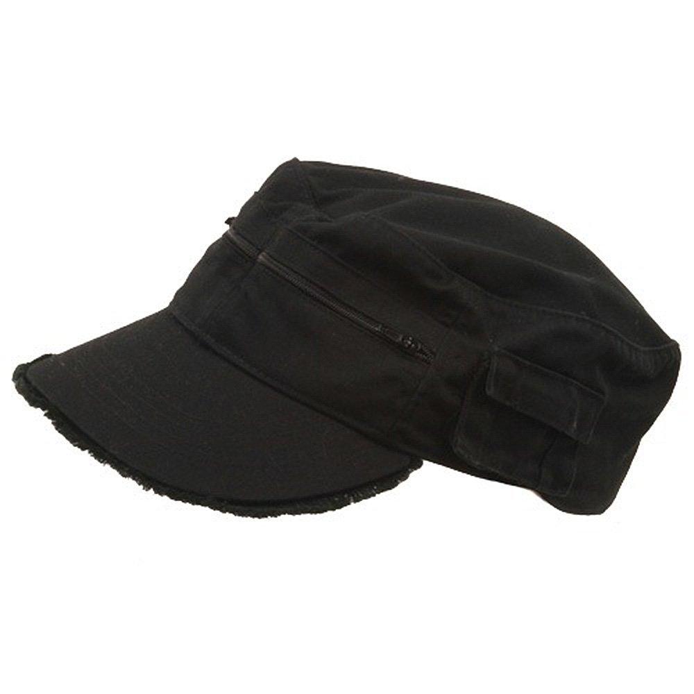 Mega CapMG Zippered Enzyme Army Cap-Black OSFM