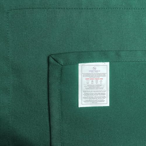 Sweet Needle Bottle Green Cloth Napkins Set, High absorbency for spills washable, resistant to wrinkles - Image 2