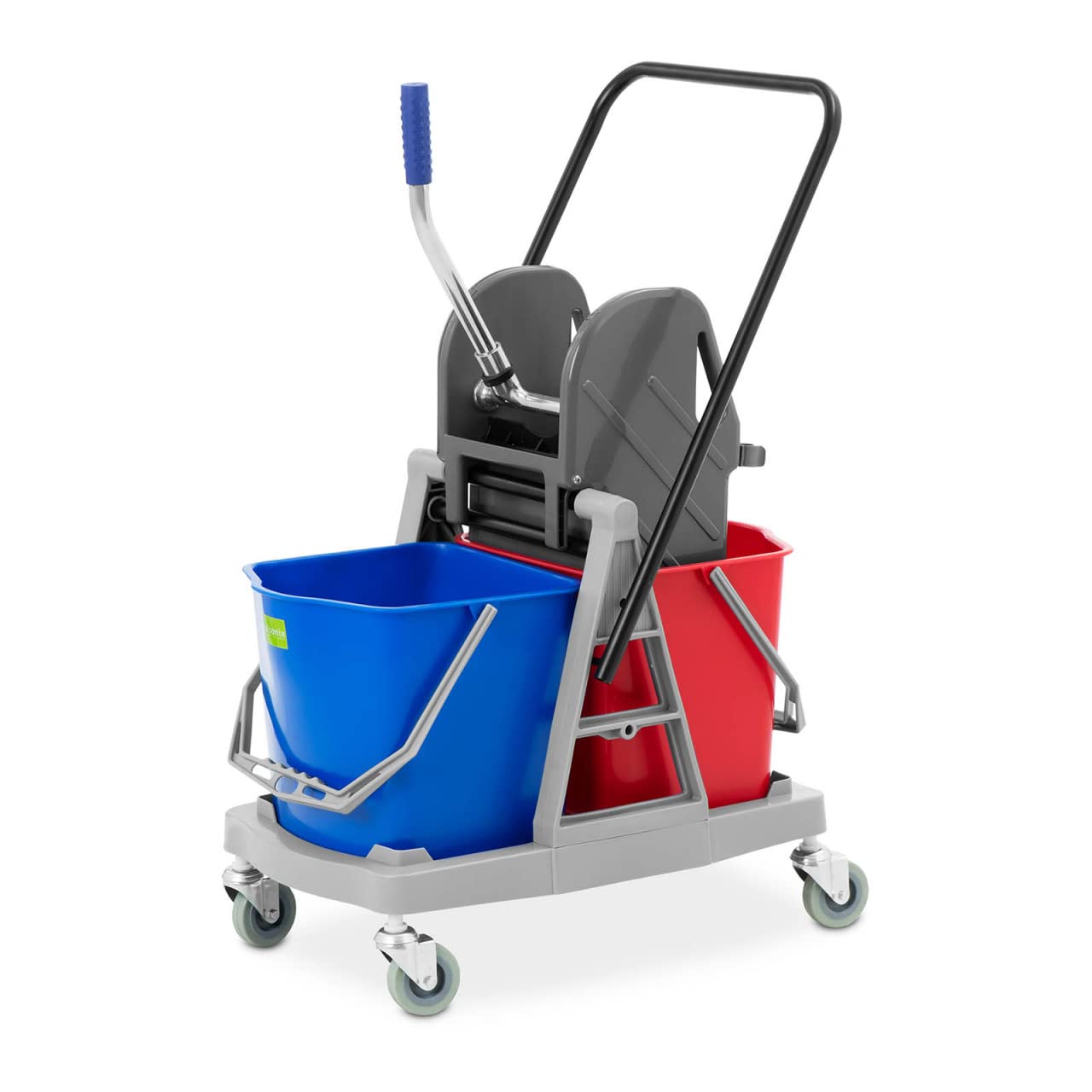 ulsonix UNICLEAN TWO34 Commercial cleaning cart 2 buckets 2 x 17 L Cleaning trolley Commercial cleaning trolley Janitor trolley Industrial cleaning trolleys