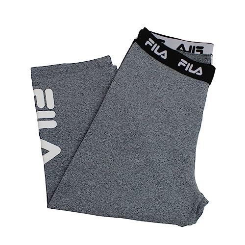 Corsario Fem. Fila Train Elastic II,Cinza Mescla/Branco,G