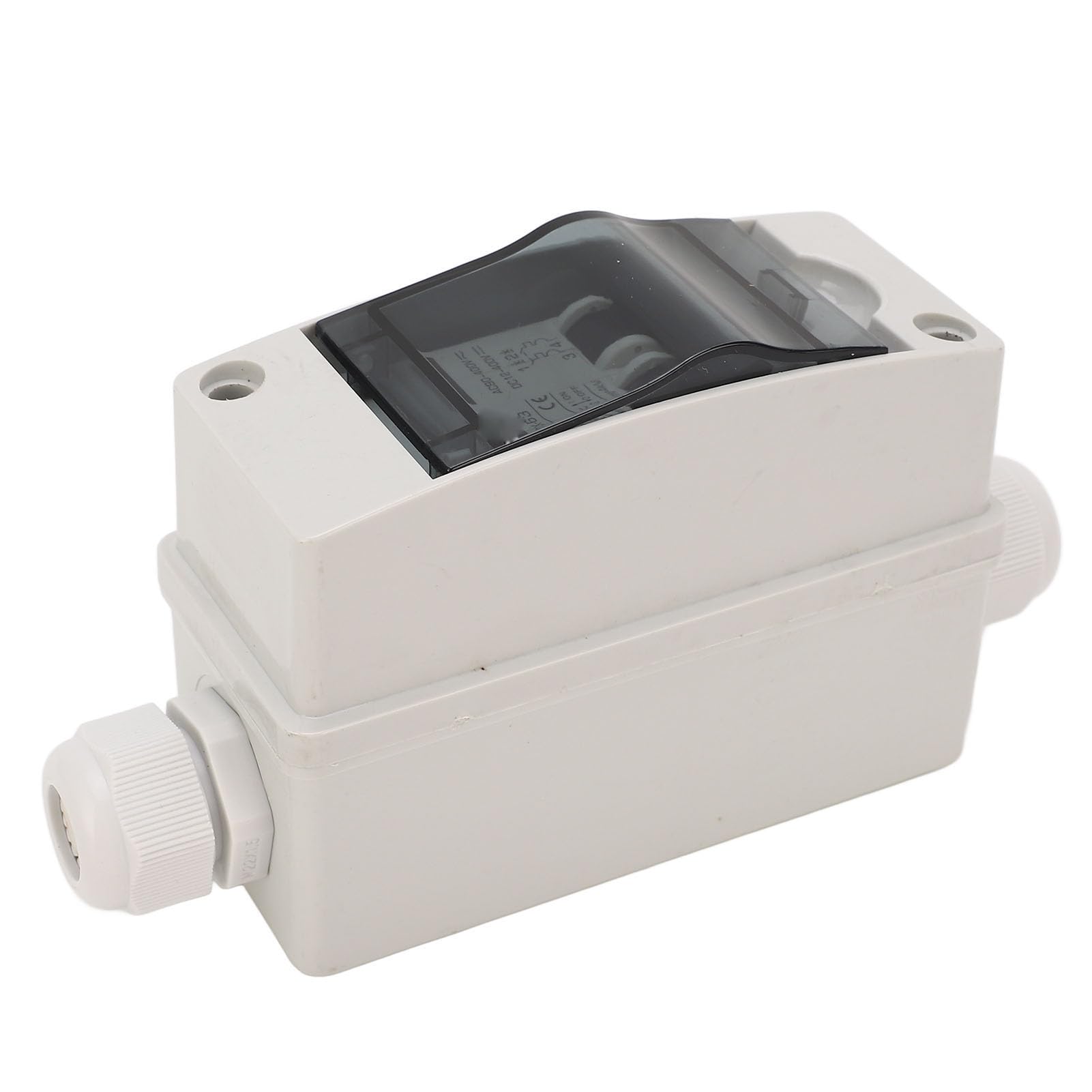 Mini Interruttore Automatico 16A DC 12-400V AC 90-400V Sezionatore Solare con Scatola Impermeabile IP65 per sistemi solari fotovoltaici e Produzione di energia off-Grid -