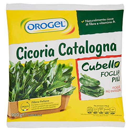 Orogel Cicoria Catalogna Foglia Più, 900g (Surgelato)