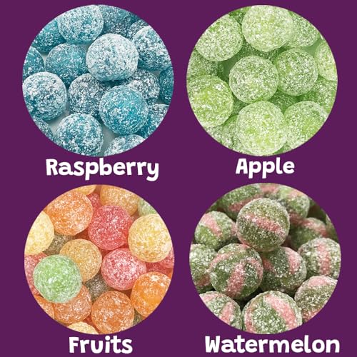 Barnetts Mega Sour Candy 4 Pack – Handmade British Sweets – Raspberry, Apple, Watermelon & Fruits – Gift or Party Treat (104g x 4) - image 8