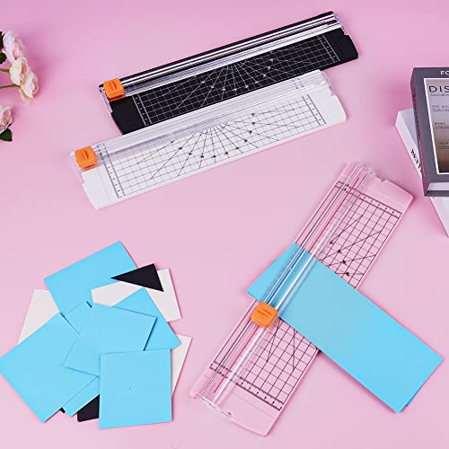 Image of Flintronic Paper Cutter, A4 Mini Paper Cutter, Portable Paper Cutter with Automatic Safety Protection, Cutting Machine Paper Cutter for Scrapbooking, Cards, Craft Paper, Photos