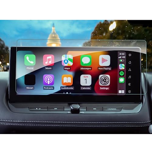 SHAOHAO 新型 強化ガラス 日産 エクストレイル 4代目 T33/SNT33型R4~12.3インチ フィルム ナビ 保護フィルム t33 カーナビ 保護フィルム 9H カスタムパーツ キズ防止 汚れ防止 極薄 高感度タッチ 自己吸着 貼付簡単