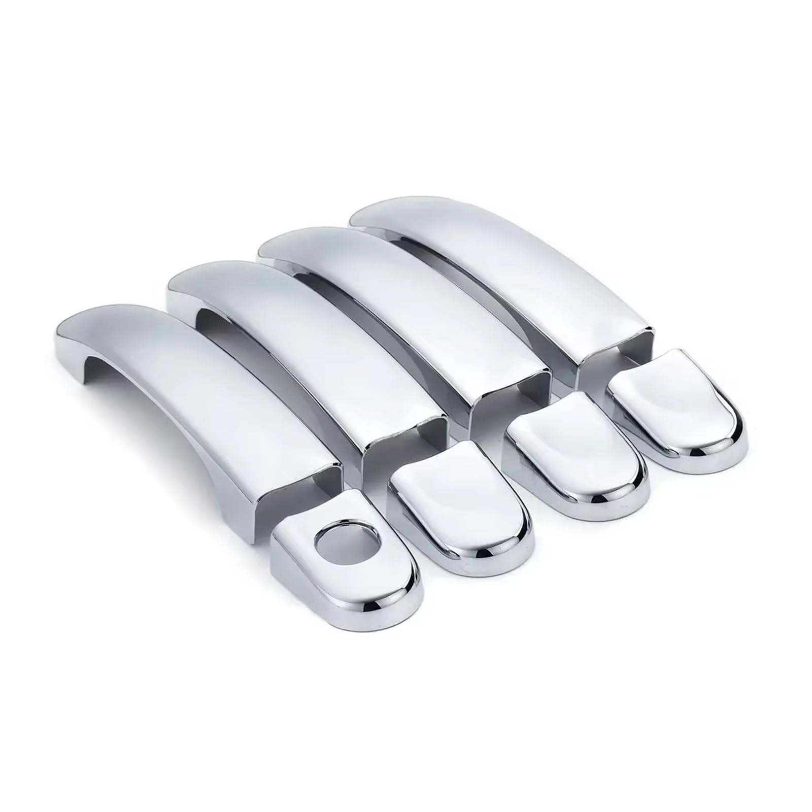 KEDFBTS Handle Trim Shell Compatible with VW for Caddy 2004 2005 2006 2007 2008 2009 2010 2011 2012 2013 Chrome Door Handle Covers Trim 8pcs Handle Shell