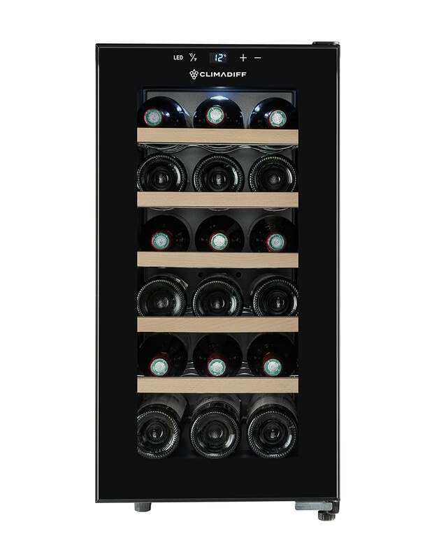 Cave de service CLIMADIFF CUVEE18 18 bouteilles sans vibration