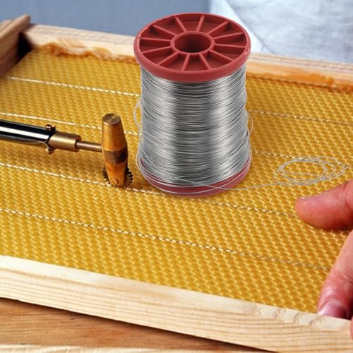 Fil inox 0,4 mm pour cadres de ruche en acier inoxydable durable pour apiculteurs - 4