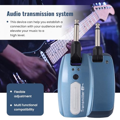 Sistema inalámbrico para guitarra USB recargable Transmisor y receptor inalámbricos para guitarra eléctrica, Sistema inalámbrico para guitarra, B miniatura 3