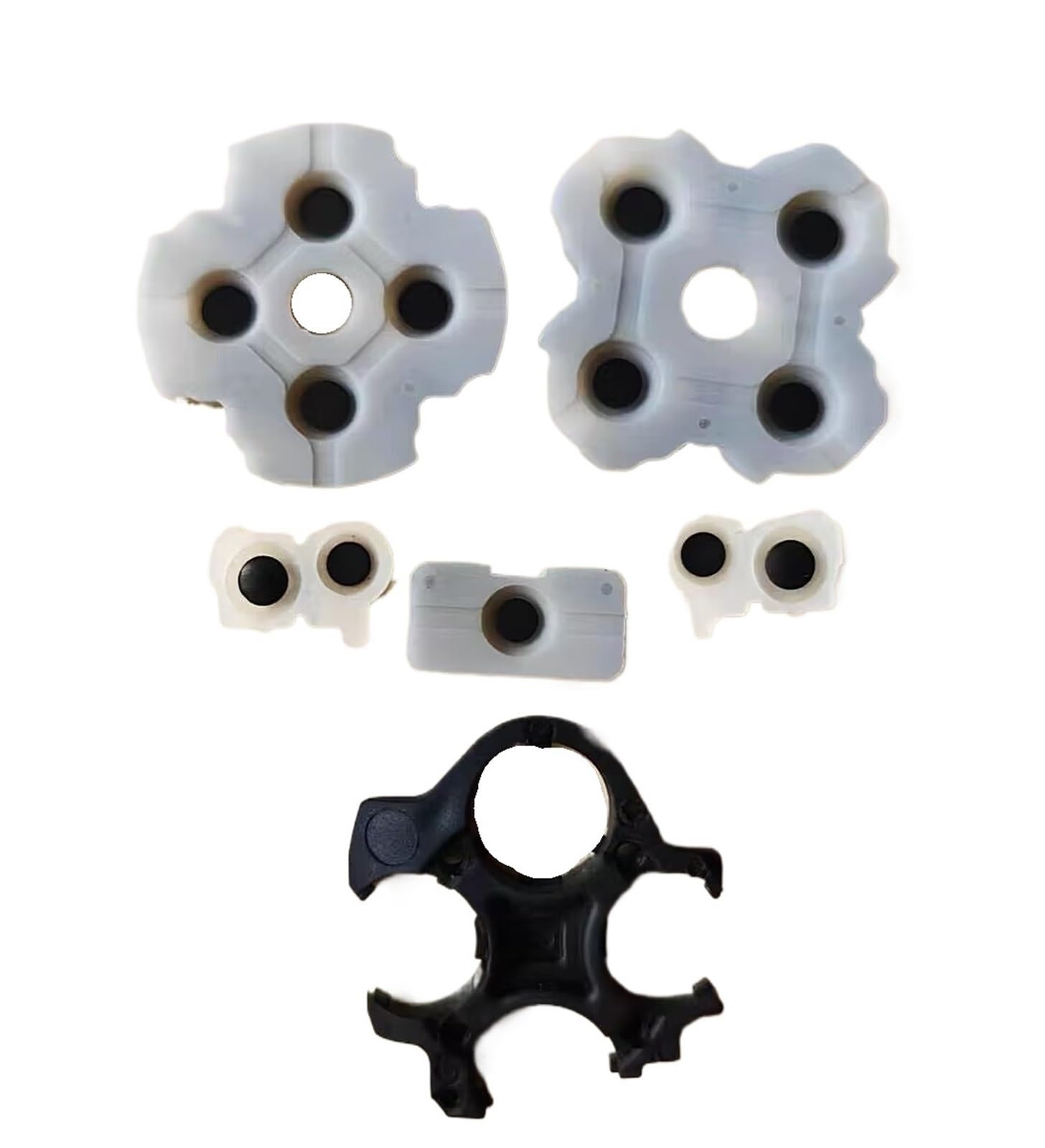 10 Sets Silicone Conductive Rubber Adhesive Button Pad, Silicon Buttons, Dpad/D-pad Rubber Pad, for V3 3.0 Controller