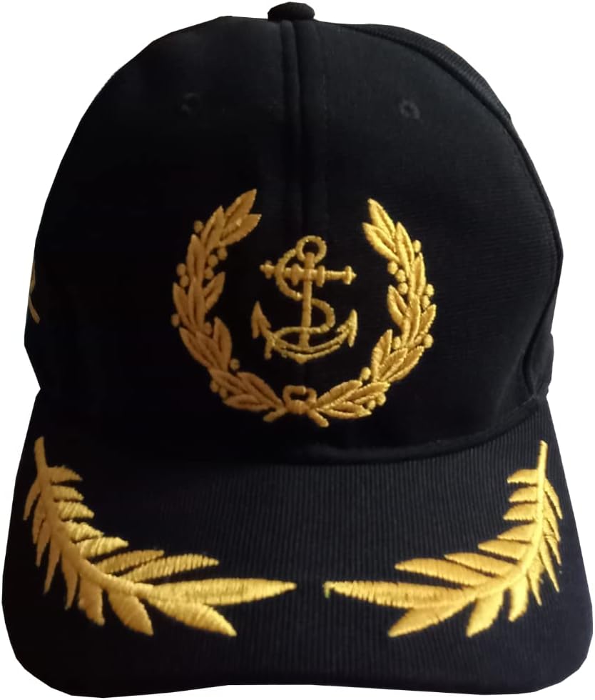 Embroidered Cap for Merchant Navy Third Officer