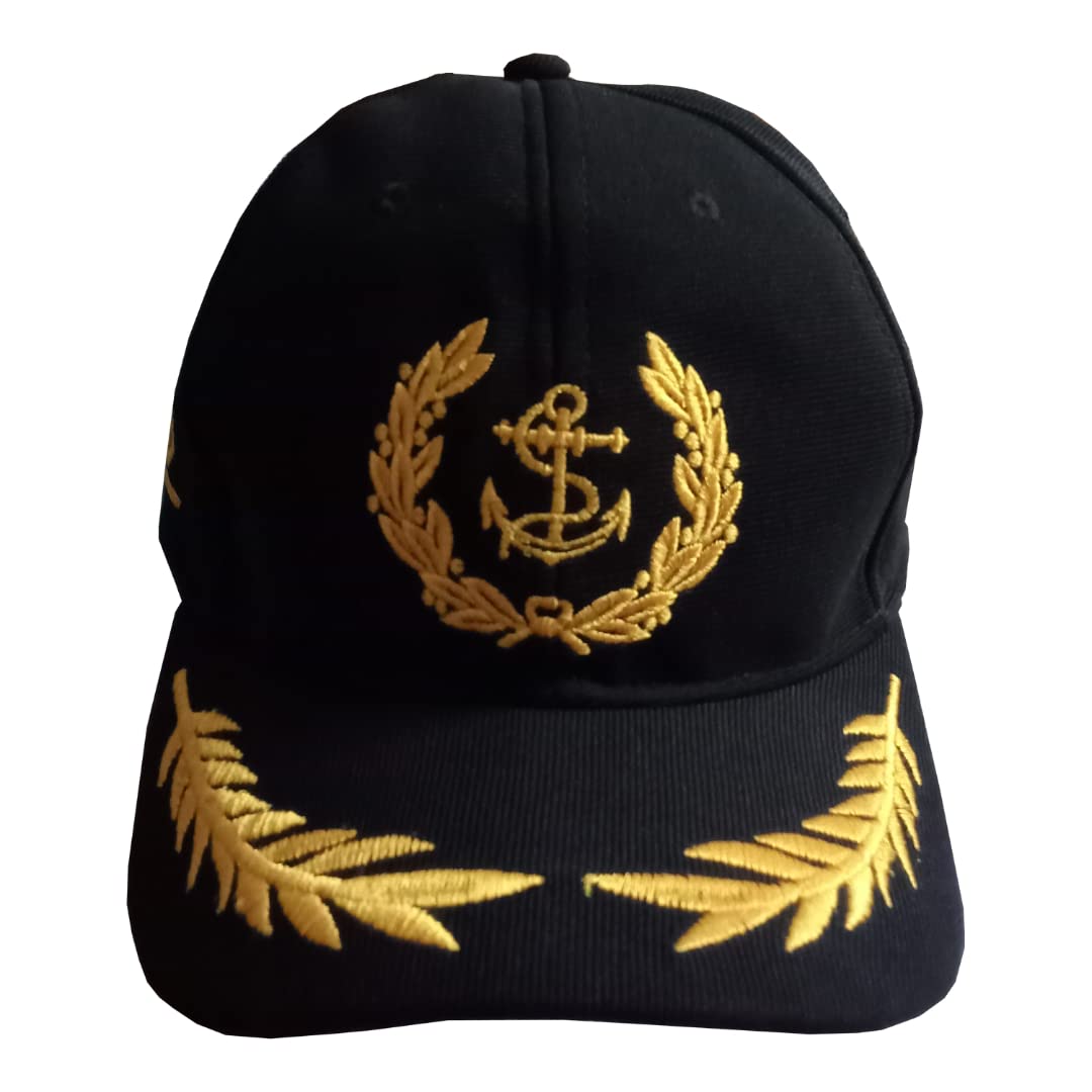 Embroidered Cap for Merchant Navy Third Officer