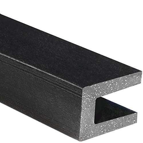 TRIM-LOK Rubber Edge Trim, Fits 1/8-Inch Edge, 5/16-Inch Leg Length, 25-Foot Length, Flexible Neoprene, Pre-Glued for Easy Installation, Black Finish, Plywood, Glass, and Sheet Metal Edge Protector