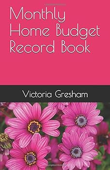 Paperback Monthly Home Budget Record Book