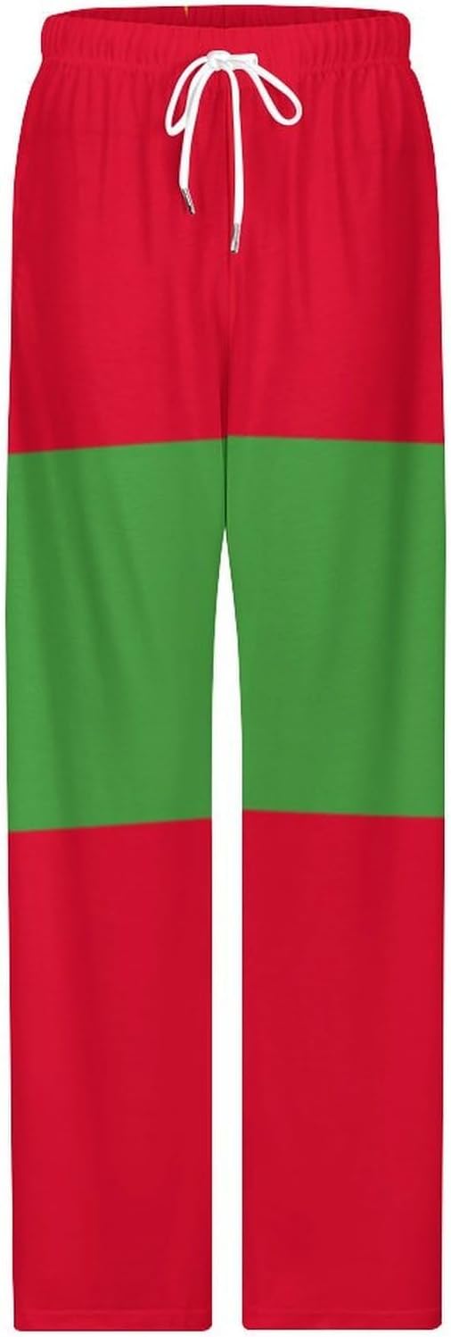 Adugen Origei Men Pajama Pants Sleepwear Uzbekistan Flag Men Sleepwear Sweet Pj Bottoms