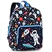 RAVUO Kinder-Rucksack, süßer, leichter Vorschulrucksack für Kinder, Mädchen und Jungen, Kleinkinder, Büchertasche mit Brustgurt, Astronaut Navy, Small