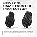 Mechanix Wear: M-Pact Covert Tactical Gloves with Secure Fit, Touchscreen Capable Safety Gloves for Men, Work Gloves with Impact Protection and Vibration Absorption (Black, Large)