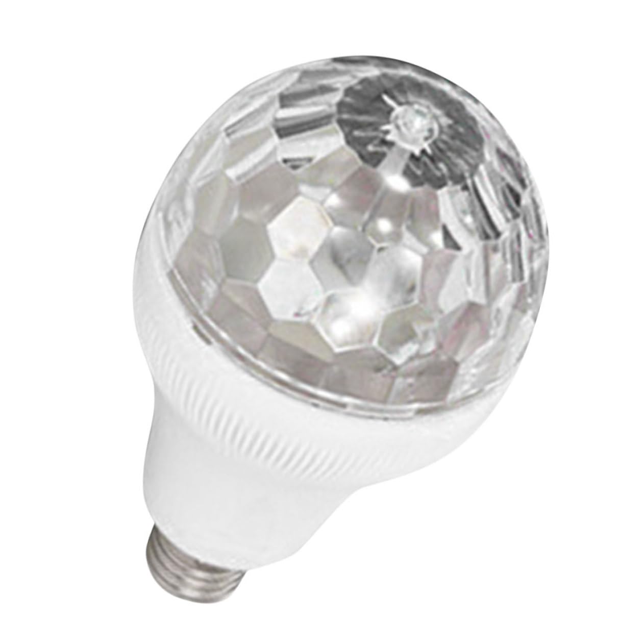 ORFOFE E27 Led Disco Light Bulb Rotating Glittering Party Bulb for Birthday Celebration