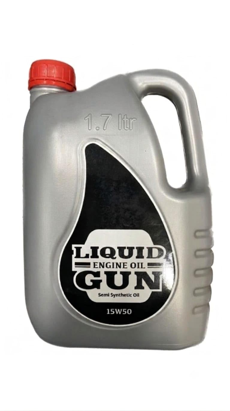 Liquid Gun 15W50 Semi Synthetic Engine Oil 1.7 Litre | High Performance Motorcycle Lubricant | Compatible with Royal Enfield 350cc & 500cc Bikes | Smooth Gear Shifting & Engine Protection-image-31