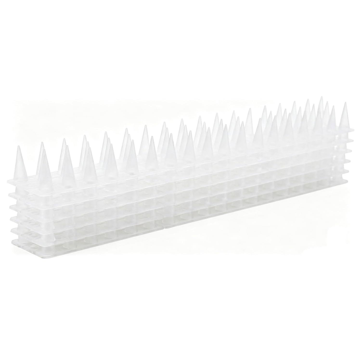 6 Pcs Bird Spikes Plastic 2m,Deterrent to Keep Bird or Animals Away