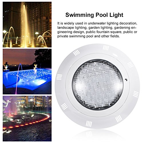 Luz LED RGB para piscina Luz impermeável LED RGB luz para piscina Luz brilhante com controle remoto
