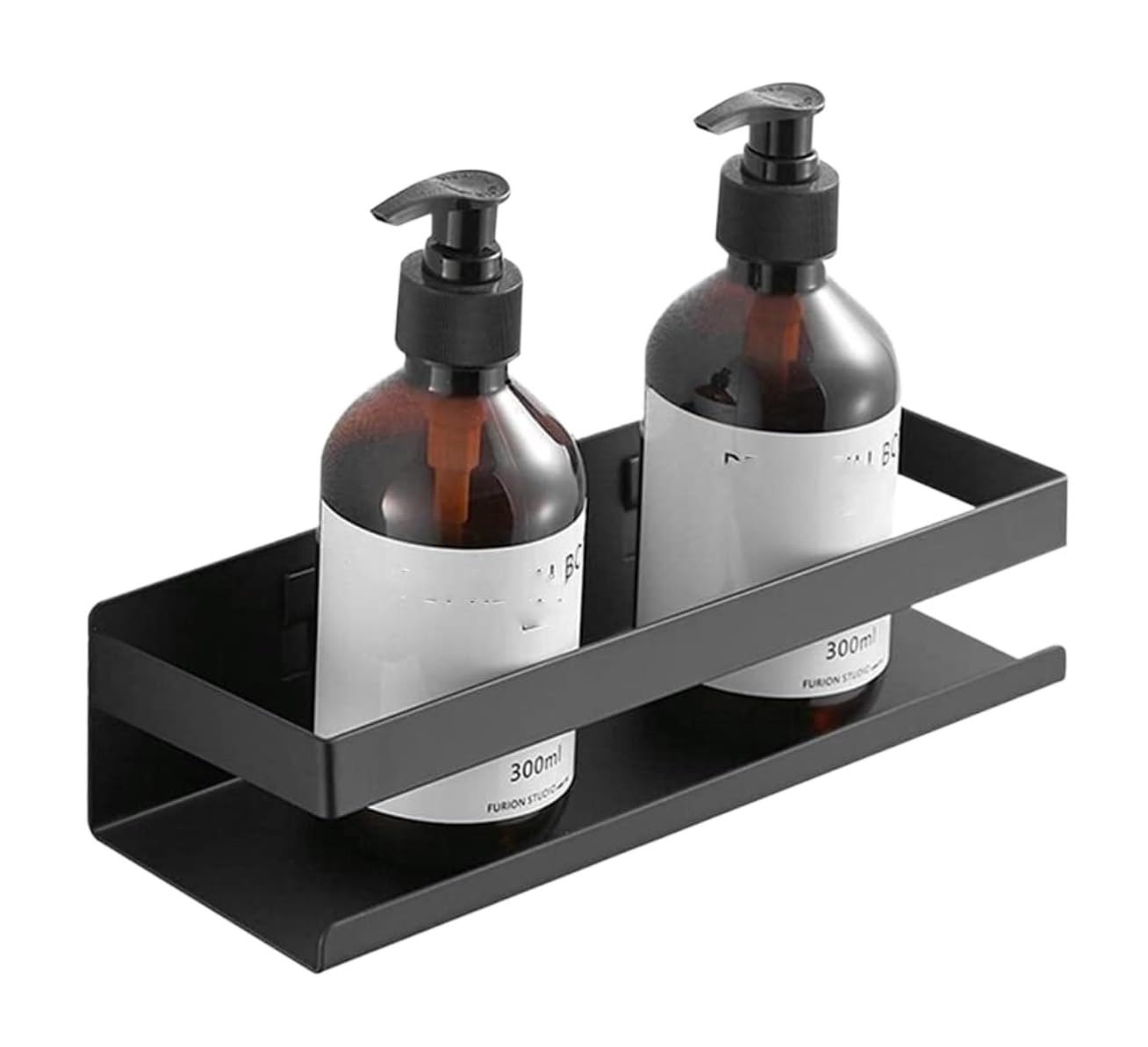 Mensola Doccia Portaoggetti Mensole Doccia A Parete Adesivo per Cestello Doccia in Acciaio Inossidabile Nessuna Perforazione Mensole Bagno Resistente(26cm)