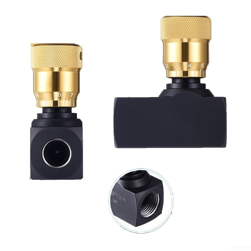 Vanne de régulation de débit hydraulique manuelle NPT 6,35 mm 1/2 3/4" - Valve d'isolation robuste pour chauffage et plomberie (NPT 3/4)