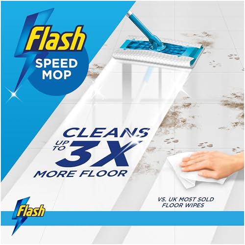 Flash Speedmop Wet Mop Floor Cleaner Wipes, 48 Wet Lemon Pads - Image 2
