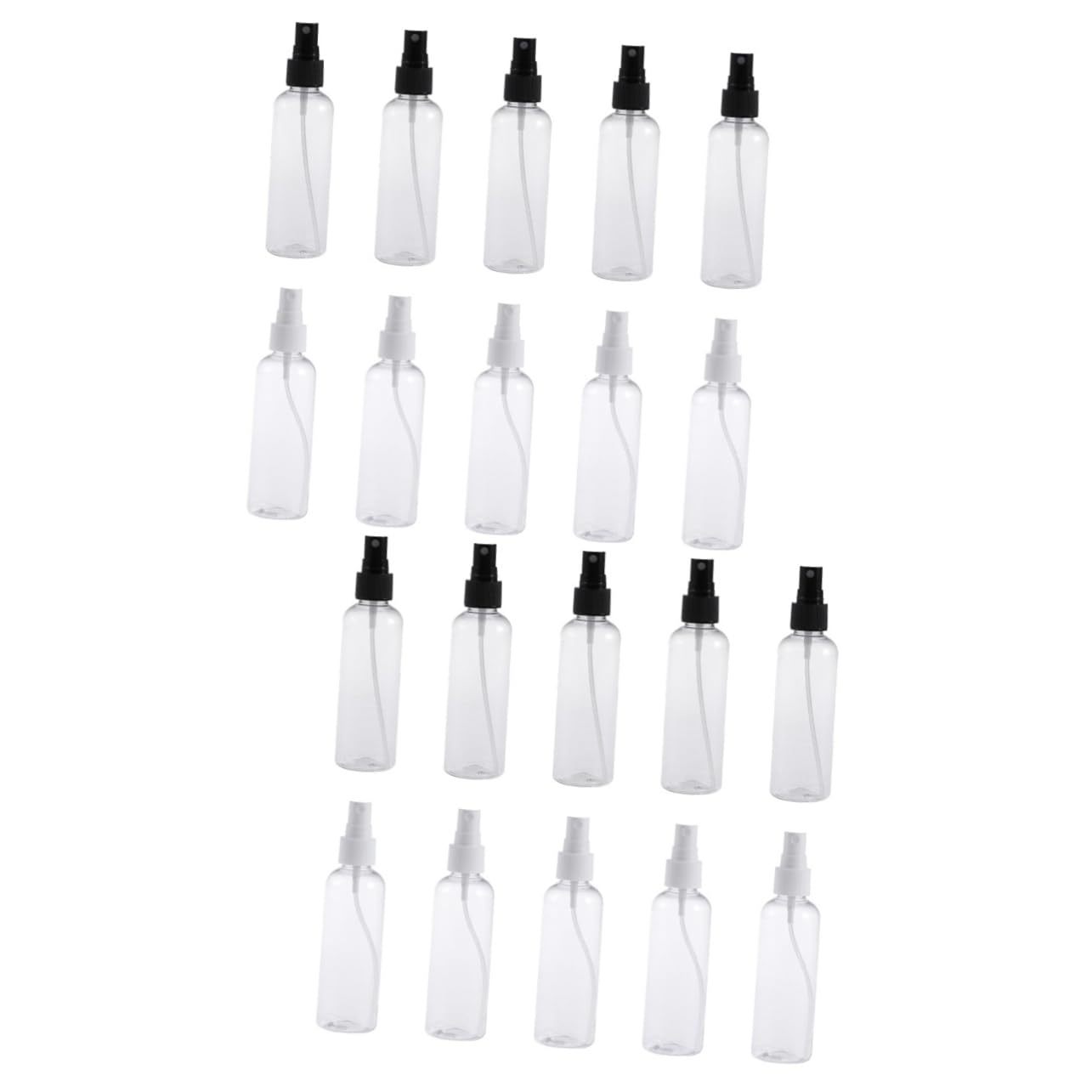MAGICLULU 2 Sets 100 Ml Parfüm Reise Nachfüllbare Flasche Wassersprühdüse Sprühflasche Für Die Reise 10 Stück * 2