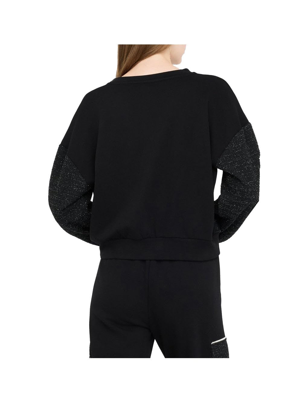 Liu Jo Felpa Donna Nero ECS Felpa Chiusa - M