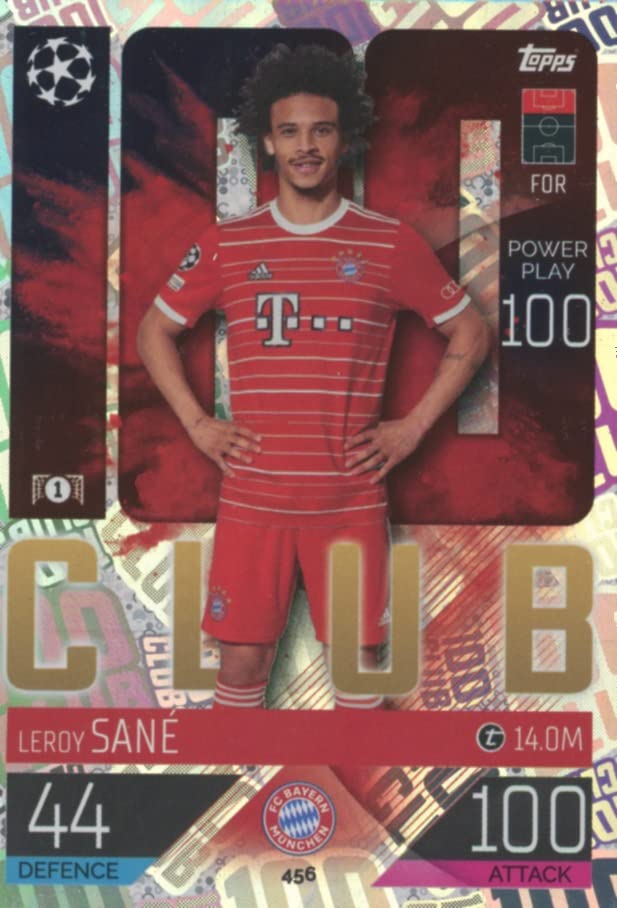 Topps Match ATTAX 2022/23 Hundred Club Card Leroy Sane