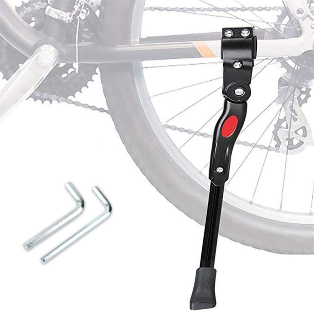 High-Quality Adjustable Aluminium Alloy Bike Kickstand, Strong, Waterproof And Wear-Resistant, Non-Slip Plastic Feet, Convenient And Practical