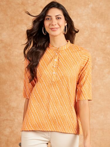 Image of Modeve Women Cotton Top for Summer