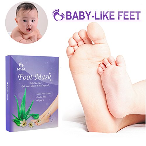 Exfoliating Foot Peeling Mask Booties Dead Skin Remover Callus Remover for Feet Soft Touch Feet Foot Peel Socks Rouch Skin Repair for Feet 2 Pair Pack (2 Pair)