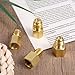 4pcs Brass Refrigerant Tank Adapter/Vacuum Pump, R134A to R12 Adapter Fittings 1/4 SAE Male to 1/2 ACME Female Flare Adaptor Automotive Fittings for AC Refrigerant System