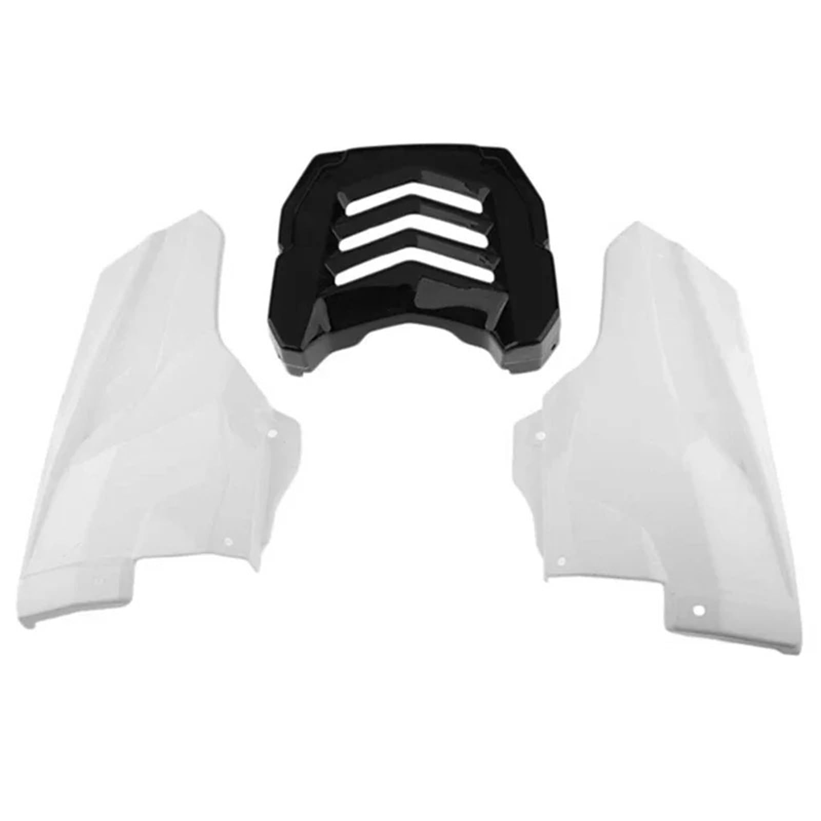 Alas para Moto Protector de Motor de Motocicleta, Cubierta Protectora bajo carenado, Compatible con Honda MSX125 Deflector Aire(Black)
