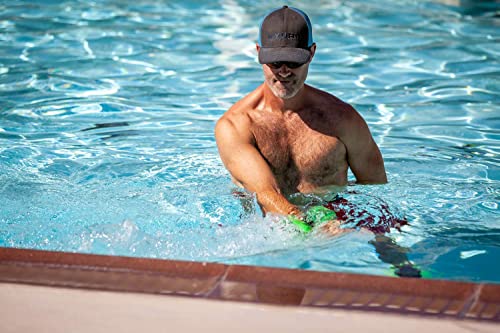 Image of Total Body Pool Weights for Water Exercise Bundle, Polycarbonate Upper Body Bells & Padded Lower Body Fins, Aqua Therapy, Pool Exercise, Water Aerobics, Color Indicate Resistance Level