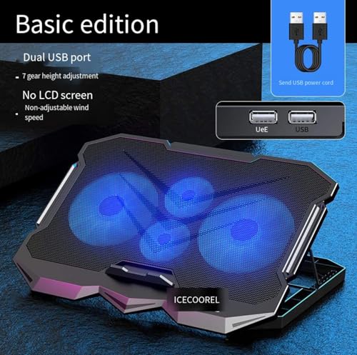 Laptop Cooling pad para Hp EliteBook 840 G3 con 4 ventiladores miniatura 6