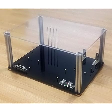 Amazon Bwh Pcオープンフレーム 透明 モッドベーススタンド Pcケース Diy ケースブラケット M Atx Bwh Pcケース 通販