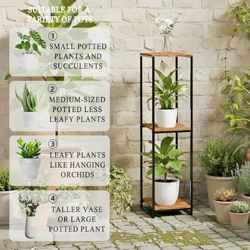 Support pot de fleur d'angle pour optimiser l'espace du salon moderne