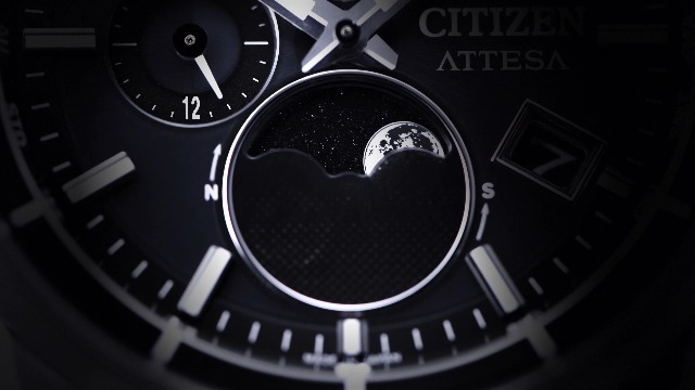 Amazon.co.jp: [Citizen] 腕時計 アテッサ ムーンフェイズ 電波