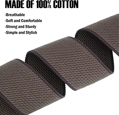 Rotopata Guitar Strap With Pick Holders, 2 Buttons 2 Locks 3 Guitar Picks, Cotton Strap With Pu Leather Ends, Length Adjustable #TOP3