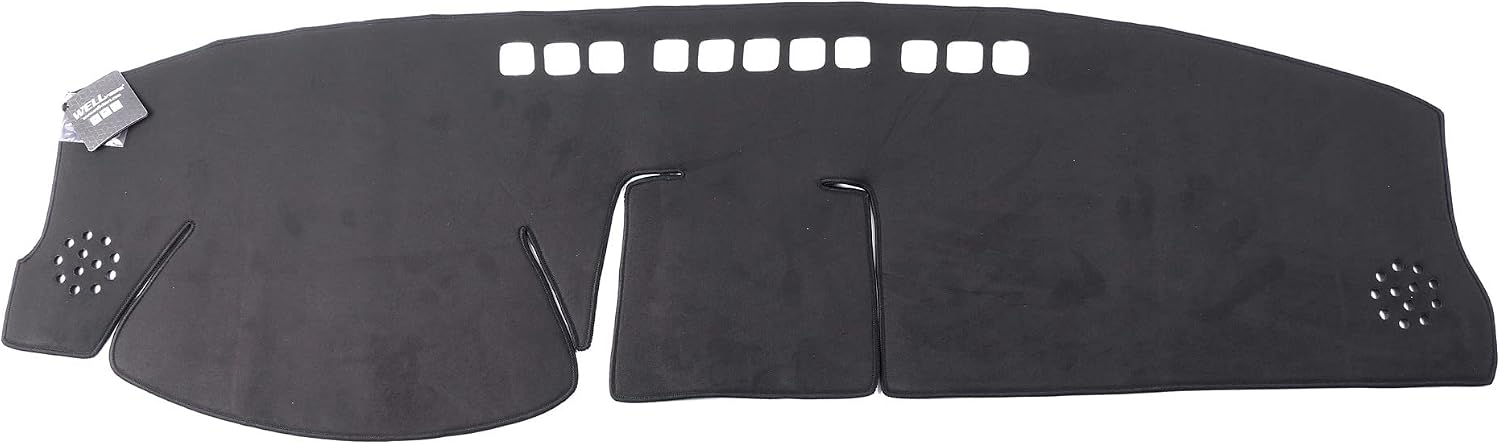WellVisors Black Suede Dash Mat Dashboard Cover Compatible with Subaru 1998-2002 Impreza Sedan Coupe Forester Outback Black 3-777SU001