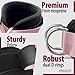 Frelaxy Ankle Straps for Cable Machine – Comfortable & Durable Leg Straps for Kickbacks, Glute Workouts, and Lower Body Exercises – Perforated Neoprene Padding & Tapered Fit (Pair, Pink)