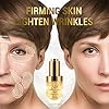 24K Gold Anti Aging Face Serum Moisturizer Enriched with Vitamin C Serum, Hyaluronic Acid, Vitamin E Cream for Day and Night Wrinkle Reduction, Re-Activate Skin Youth (1FL.OZ)